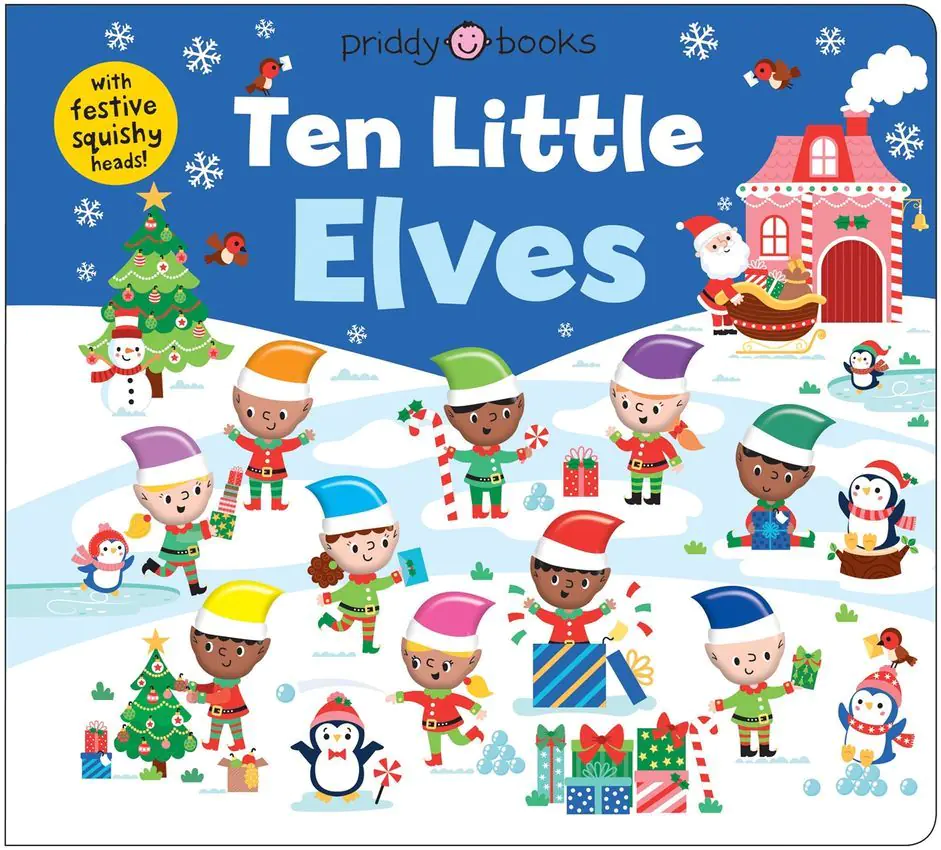 Książka - Ten Little Elves (Little Squishies)