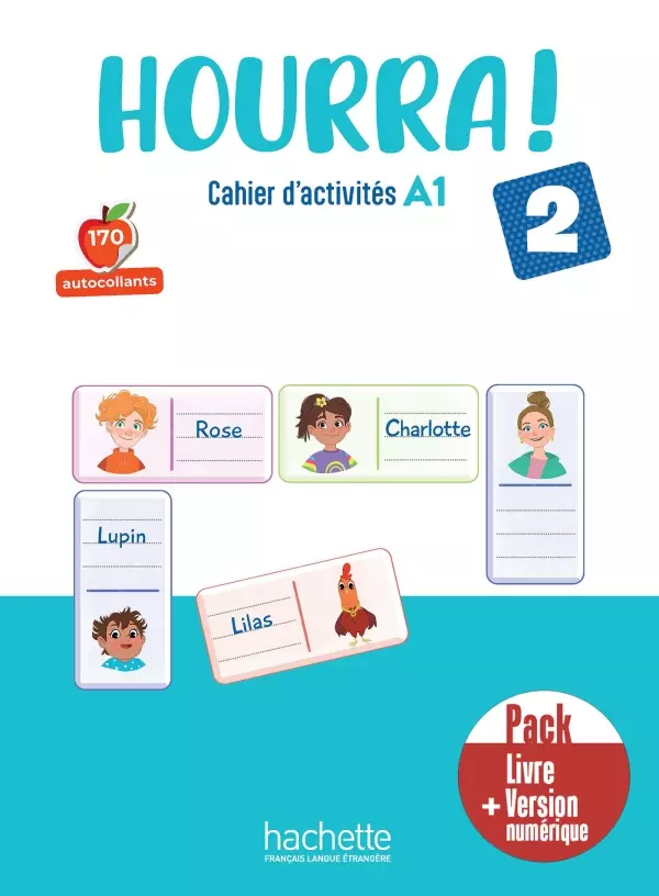 Książka - Hourra 2 ćwiczenia + kod (ćwiczenia online) /PACK/