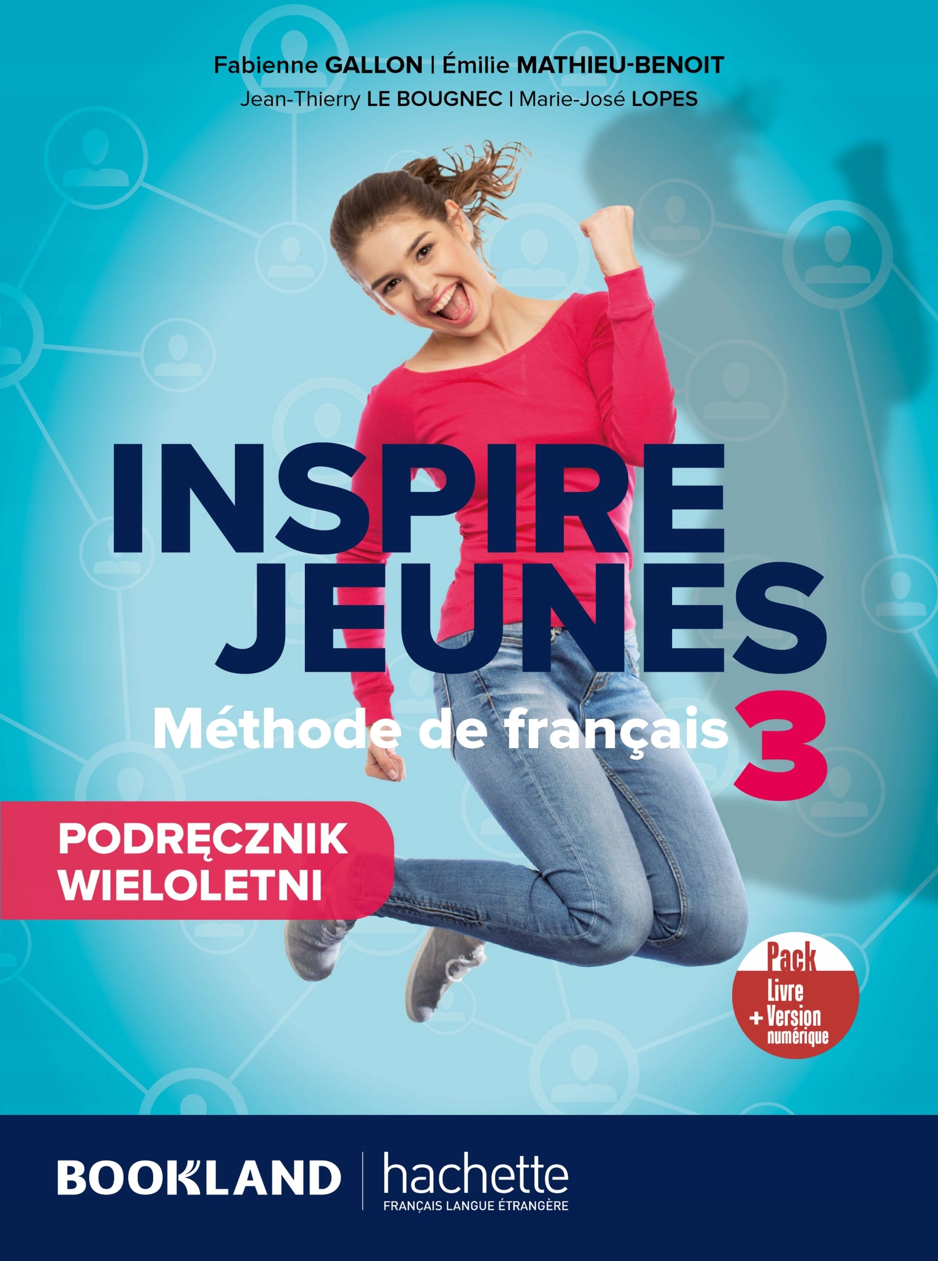 Książka - Inspire Jeunes 3 podręcznik + kod (podręcznik online)