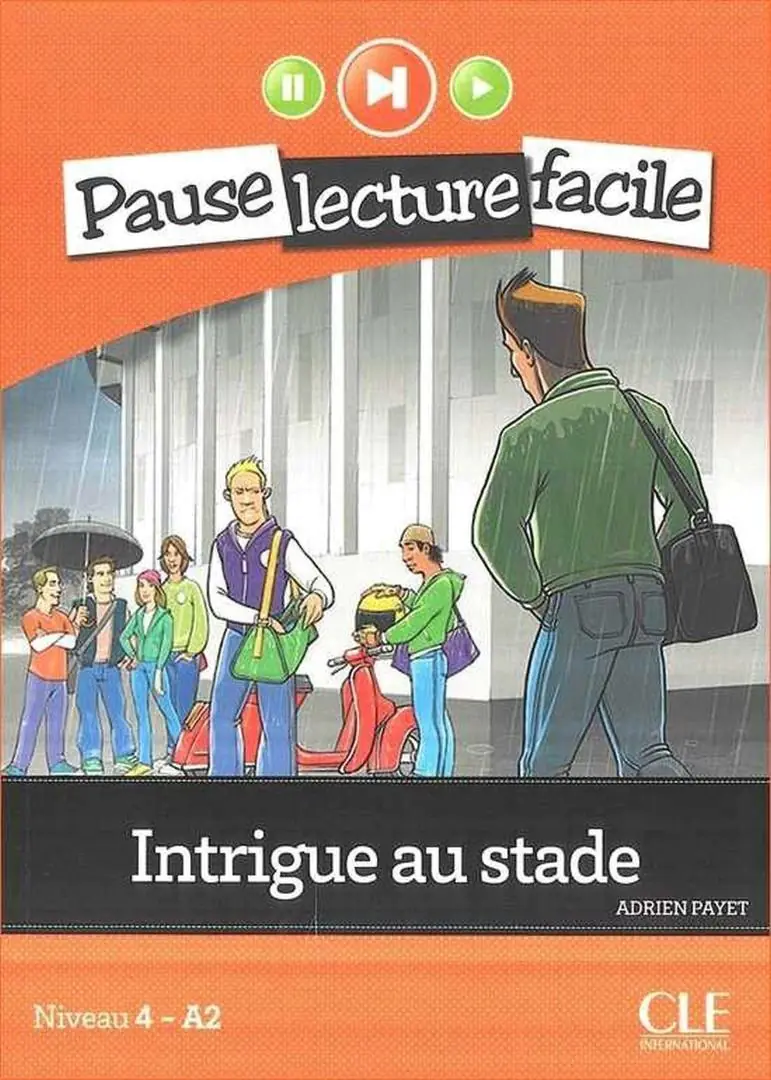 Książka - Intrigue au stade + CD