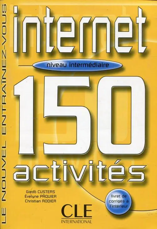 Książka - Internet 150 activites intermediaire livre + c