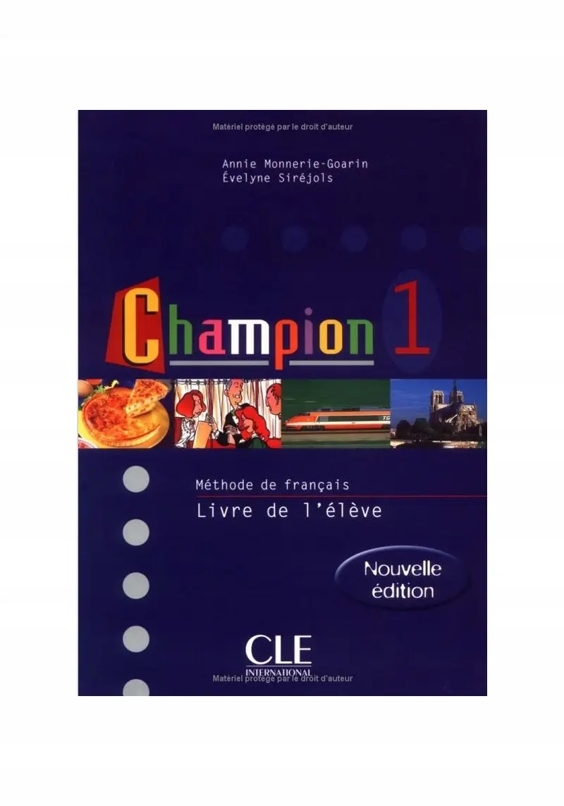 Książka - Champion 1 Methode de francais CLE