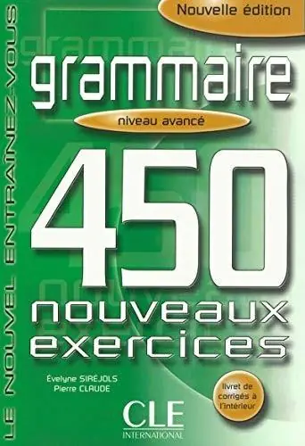 Książka - Grammaire 450 exercices avance + corriges