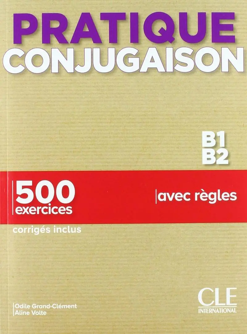 Książka - Pratique conjugaison B1/B2. Podręcznik + klucz