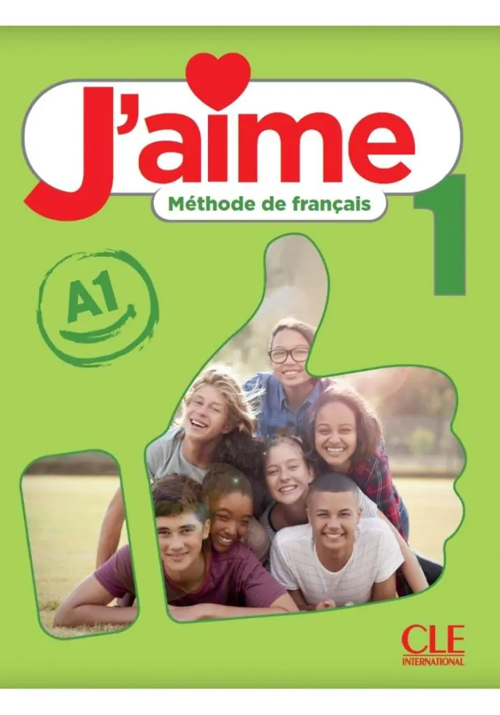Książka - J'aime 1 podręcznik do francuskiego dla młodzieży A1