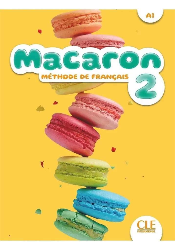 Książka - Macaron 2 Podręcznik do nauki francuskiego dla dzieci A1