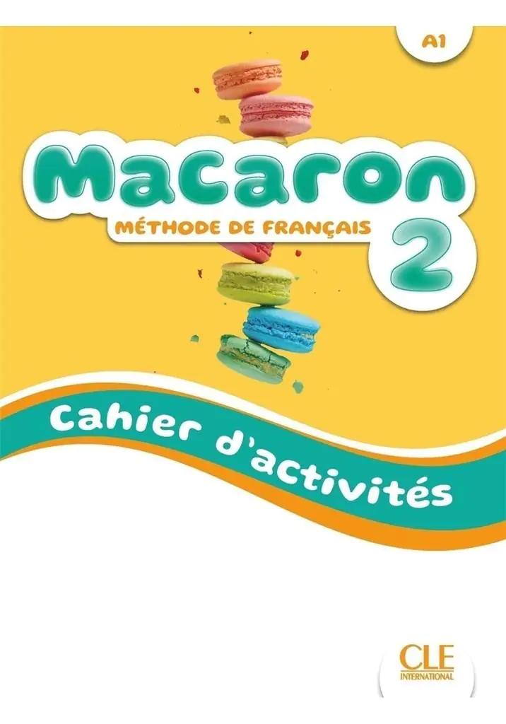 Książka - Macaron 2 Ćwiczenia do nauki francuskiego dla dzieci A1