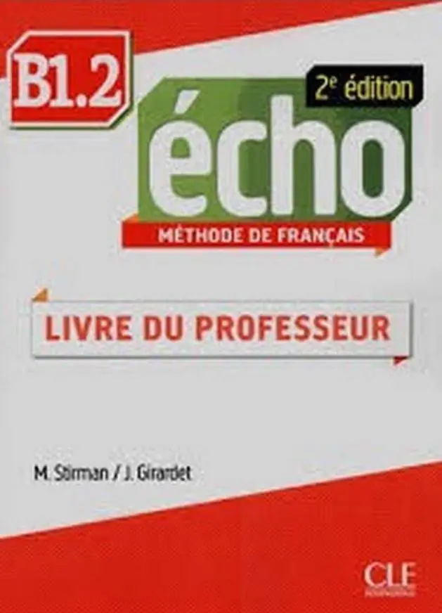 Książka - Echo B1.2. Methode de Francais. Przewodnik metodyczny