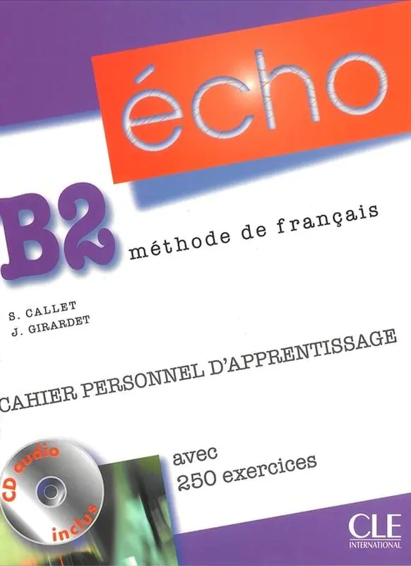 Książka - Echo B2. Ćwiczenia + CD