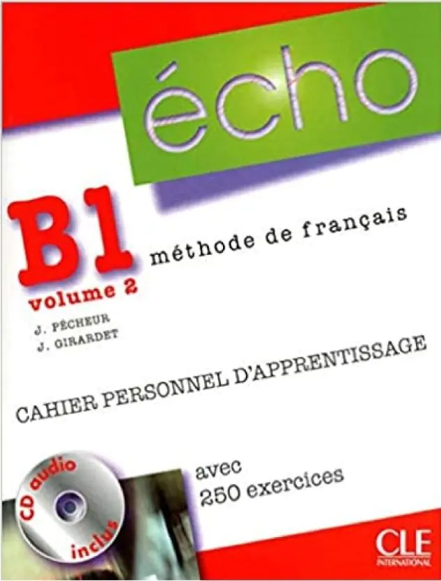Książka - Echo B1 Część 2 Ćwiczenia + CD