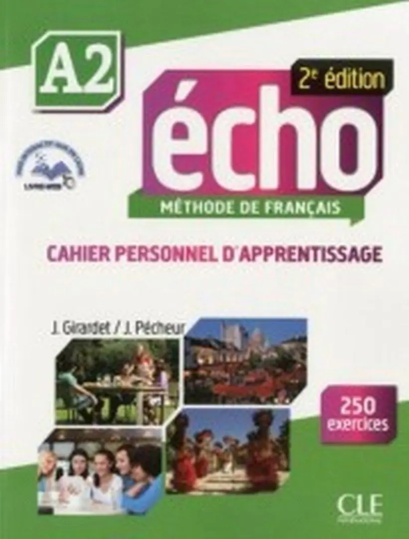 Książka - Echo A2. Edycja 2. Ćwiczenia +CD