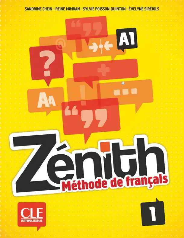 Książka - Zenith. Język francuski.Część 1. Podręcznik + DVD ROM