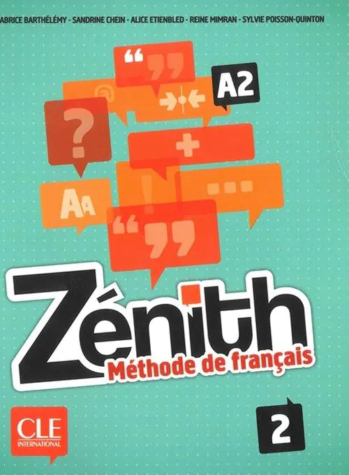 Książka - Zenith 2. Język francuski. Podręcznik + CD