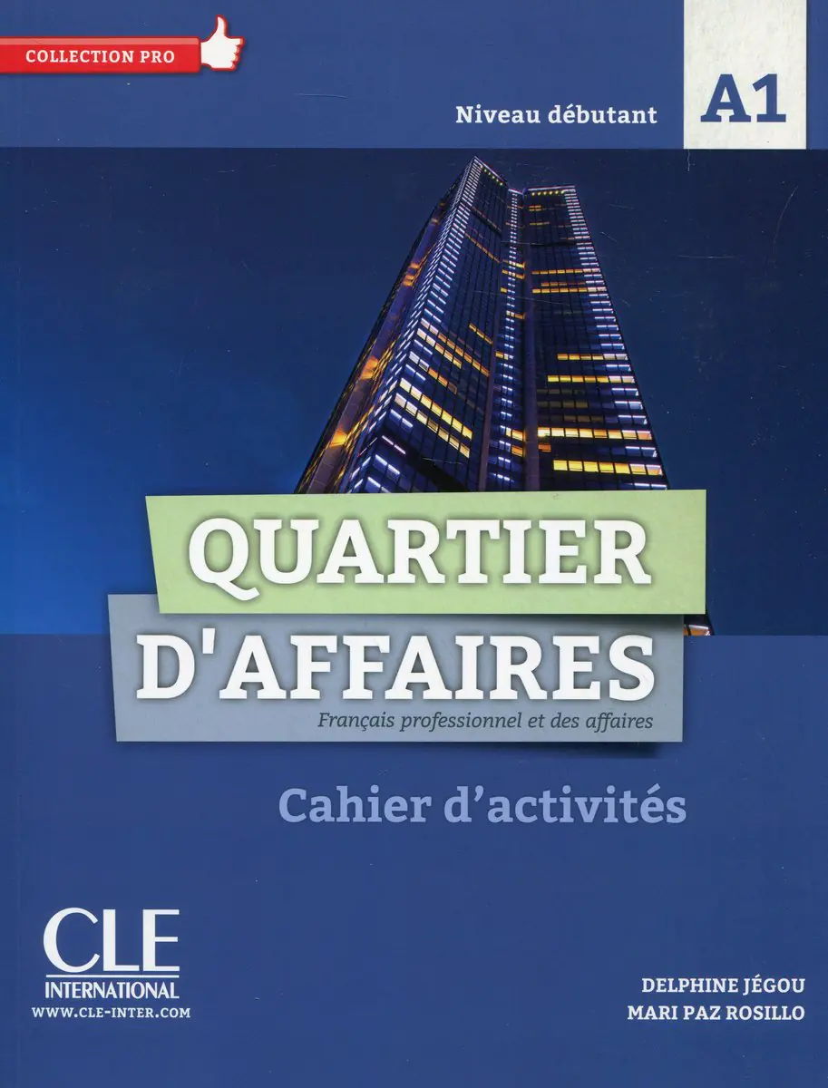 Książka - Quartier d"affaires. Ćwiczenia. Poziom A1