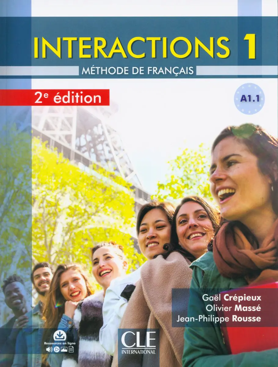 Książka - Interactions 1 Livre de l'éleve + DVD