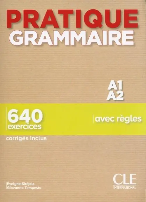 Książka - Pratique Grammaire Niveau A1-A2 + corriges