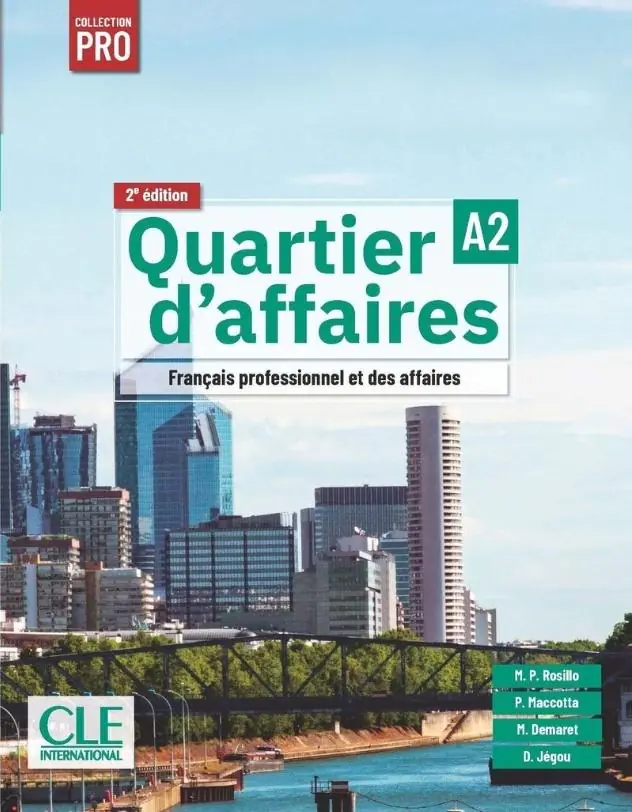 Książka - Quartier d'affaires A2 podręcznik + online 2 edycja