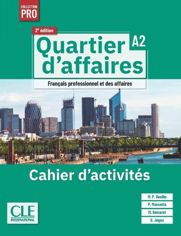 Książka - Quartier d`affaires A2. Zeszyt ćwiczeń + online 2 edycja