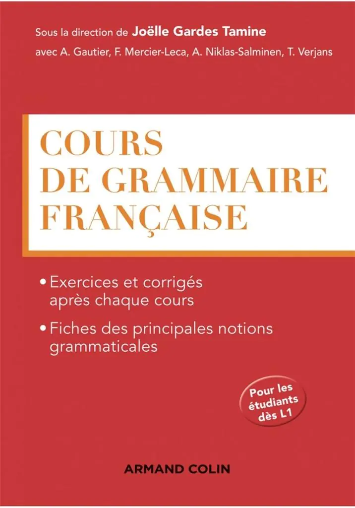 Książka - Cours de grammaire francaise. Podręcznik do gramatyki języka francuskiego + klucz
