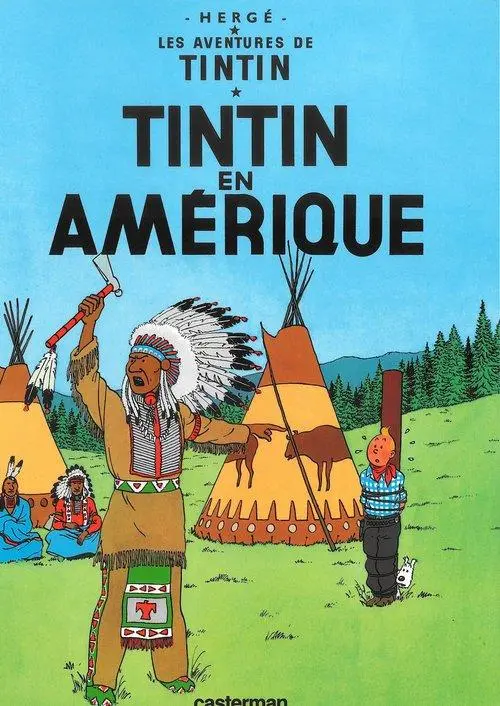 Książka - Tintin en Amerique - Herge 