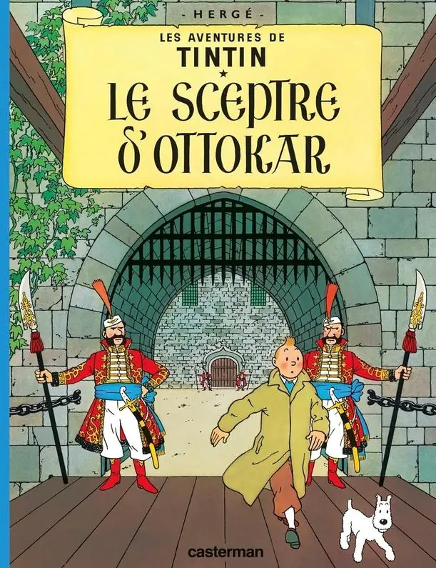 Książka - Les aventures de Tintin: Le Sceptre d'Ottokar