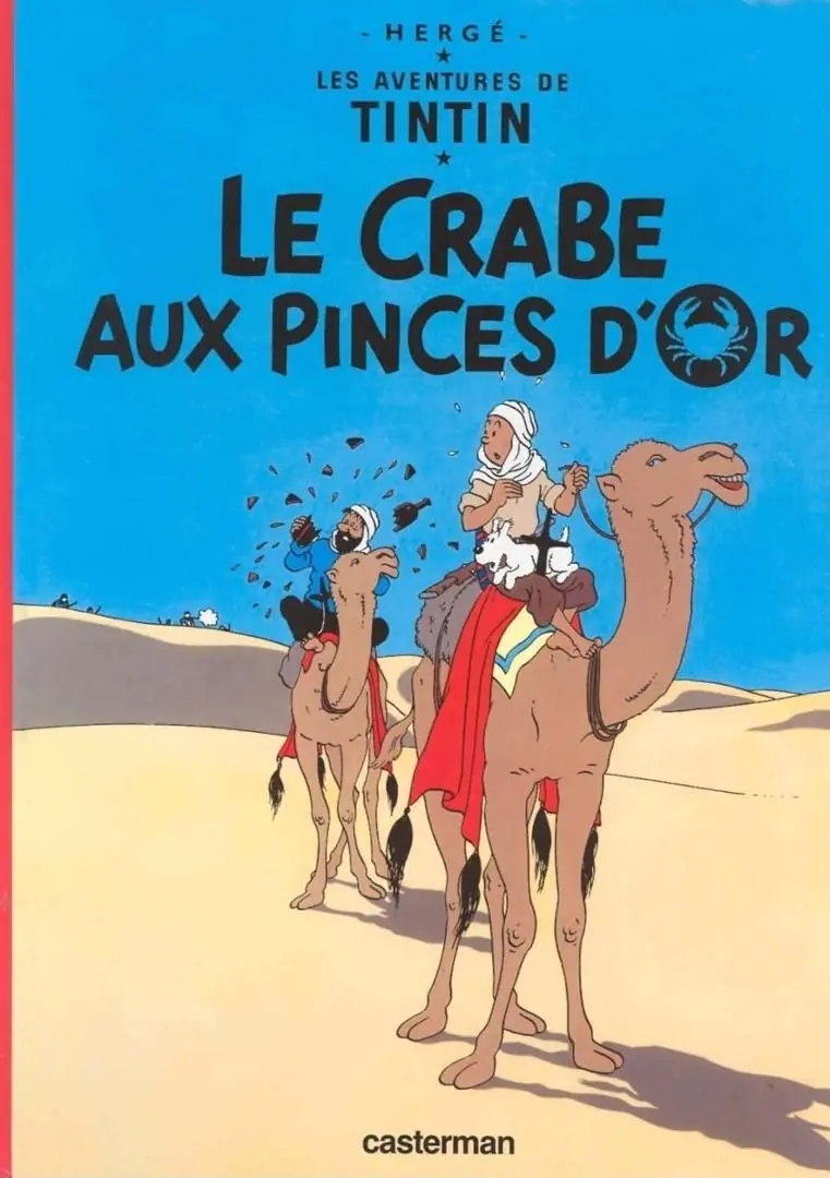Książka - Tintin Le Crabe aux pinces d'or - Herge 