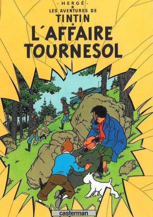 Książka - Tintin L'Affaire Tournesol - Herge 