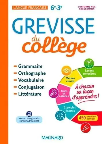 Książka - Grevisse du college
