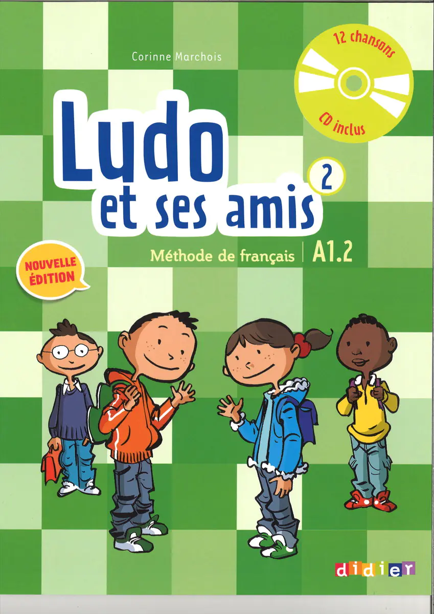 Książka - Ludo et ses amis 2 A1.2 podręczniki + CD DIDIER