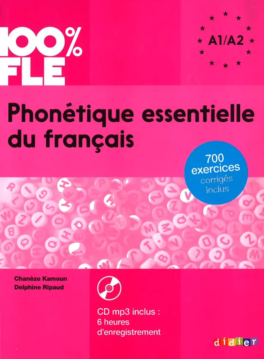 Książka - 100% FLE Phonétique essentielle du français niv. A1/A2 - Livre + CD
