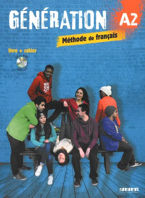 Książka - Generation A2. Język francuski. Podręcznik + CD i DVD