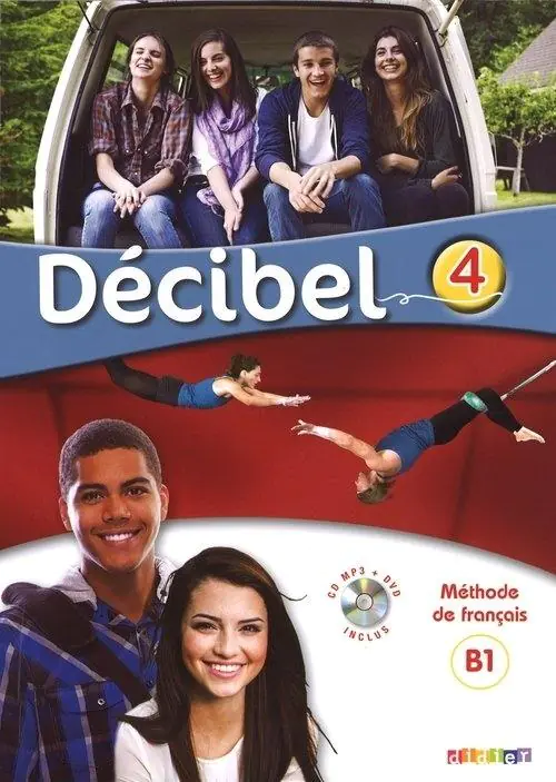 Książka - Decibel 4. Podręcznik + CD + DVD