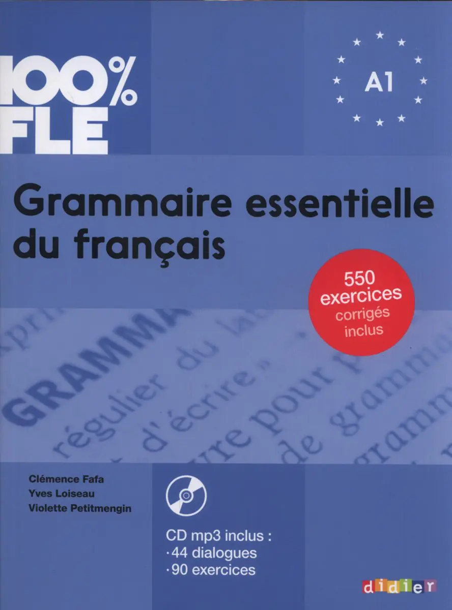 Książka - 100% FLE. Grammaire essentielle du francais A1 + CD