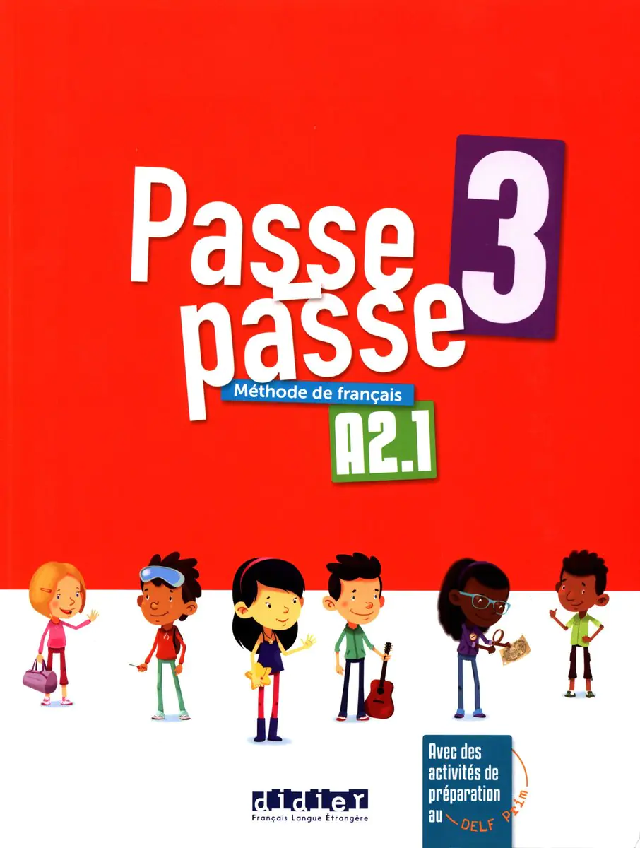 Książka - Passe-Passe 3 Methode de francais A2.1