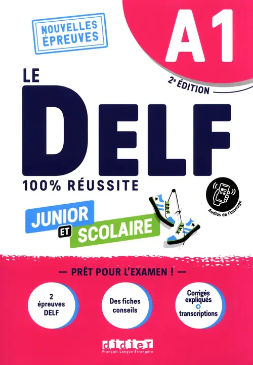Książka - DELF 100% reussite A1 scolaire et junior książka + audio