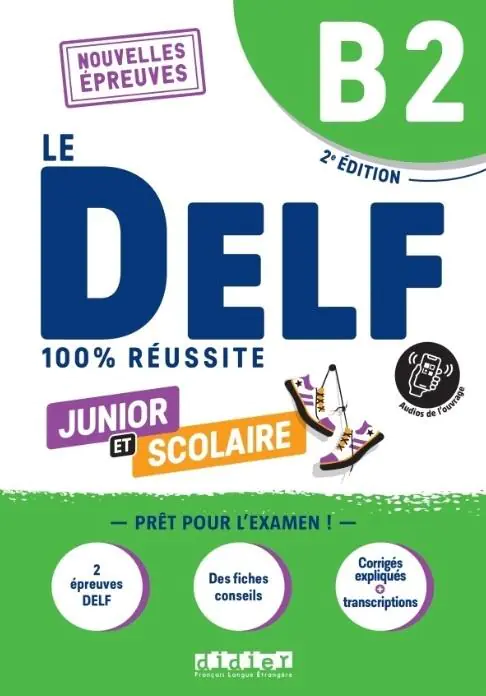Książka - DELF 100% reussite B2 scolaire et junior książka