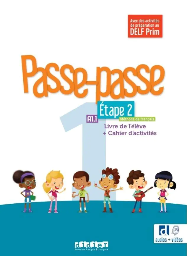 Książka - Passe-Passe 1. Etape 2. Podręcznik + ćwiczenia + app