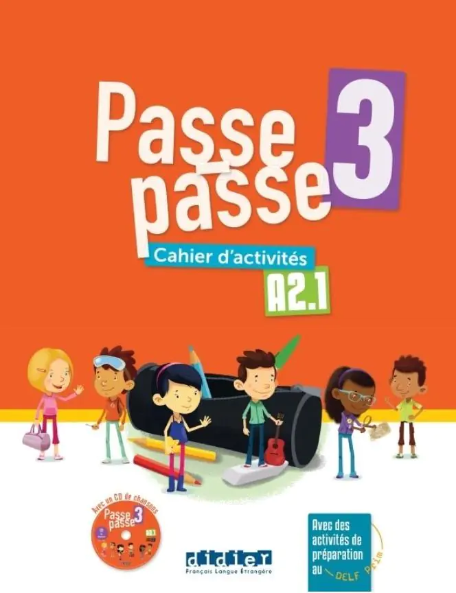 Książka - Passe-Passe 3. Ćwiczenia A2.1 + CD