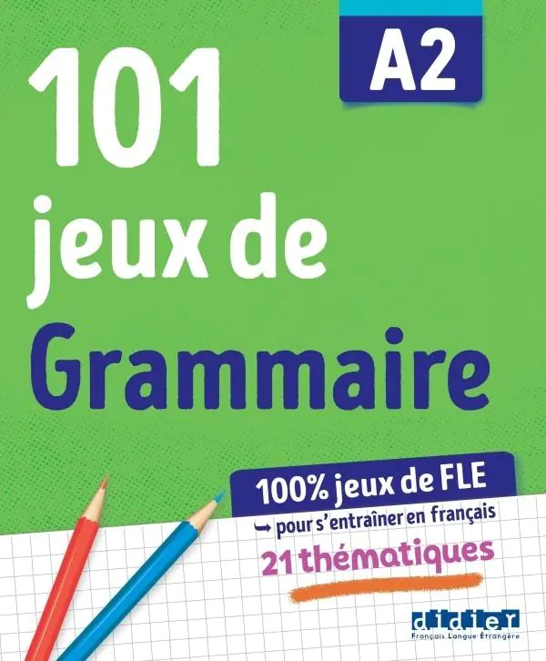 Książka - 101 jeux de grammaire A2