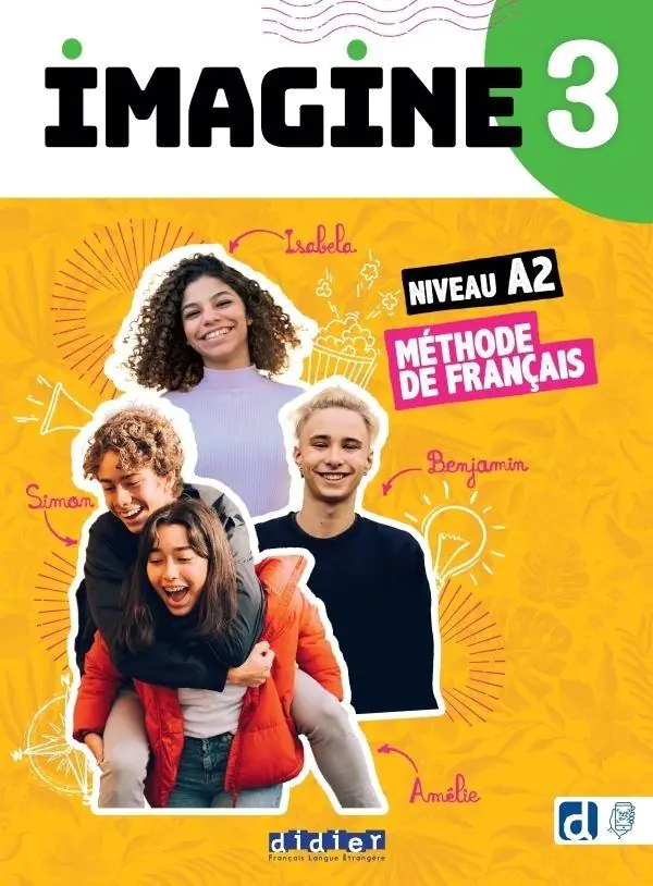Książka - Imagine 3 A2 podręcznik + didierfla.app