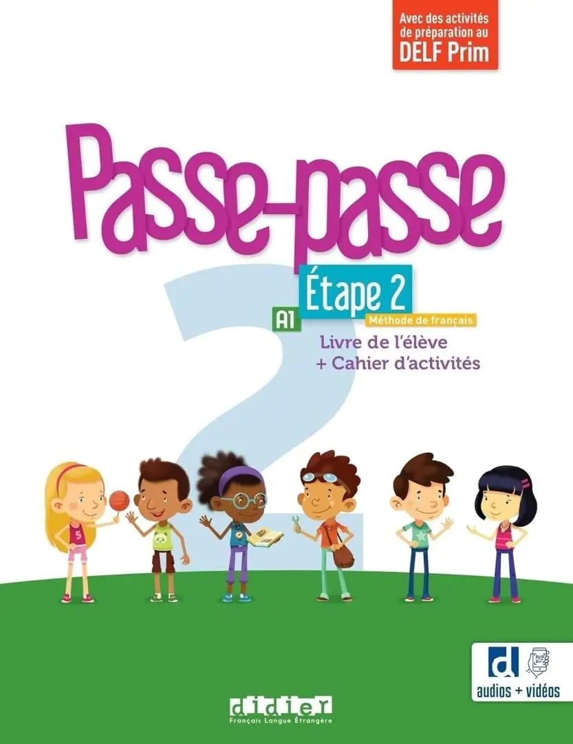 Książka - Passe-Passe 2 etape 2 podręcznik + ćw. + app A1.1