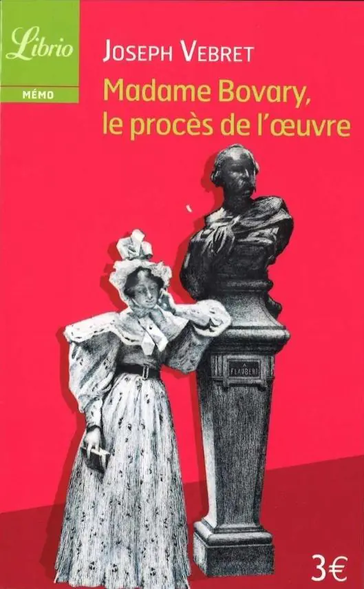 Książka - Madame Bovary le proces de l'oeuvre