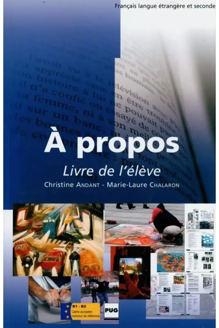 Książka - A propos B1-B2 Livre de l'eleve
