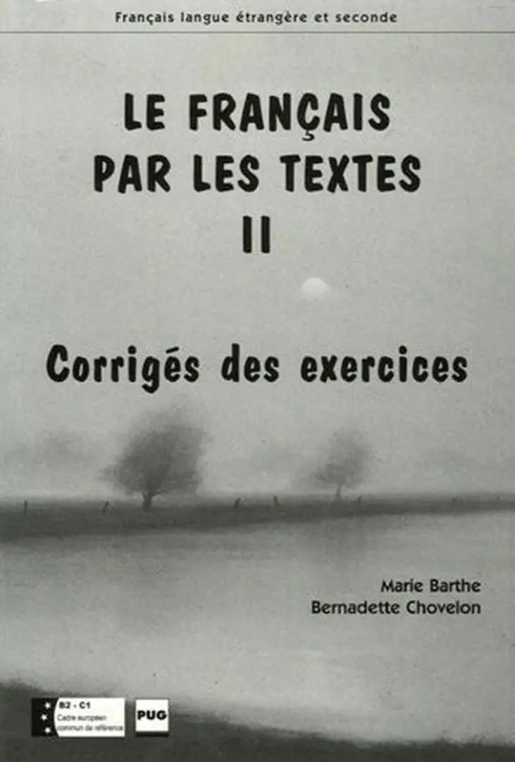 Książka - Francais par les textes 2 corriges