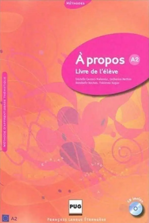 Książka - A propos A2 Podręcznik + CD - Carenzi-Vialaneix Cristille, Metton Catherine, Nachon Annabelle, Nugue Fabienne 