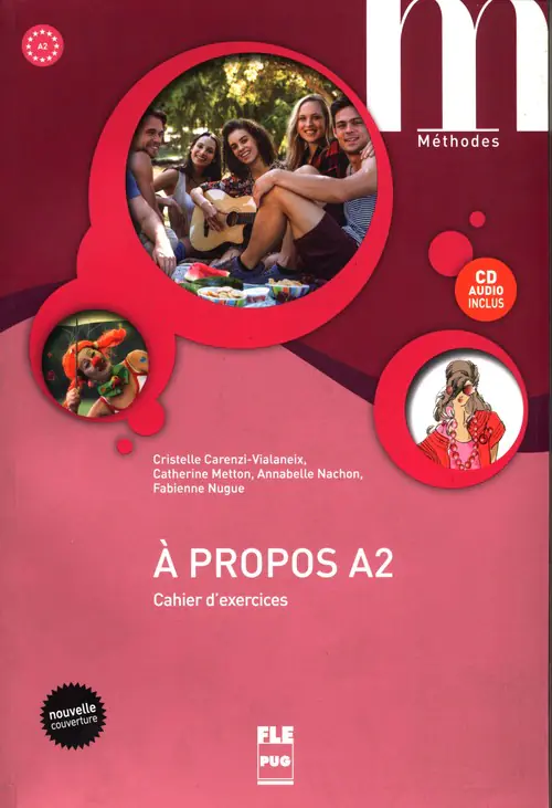 Książka - A propos A2 Ćwiczenia + CD