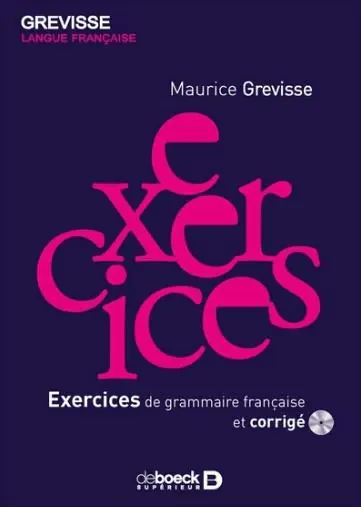 Książka - Exercices de grammaire francais et corrige + CD