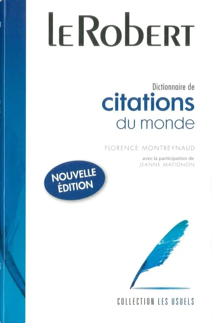Książka - Dictionnaire de citations du monde