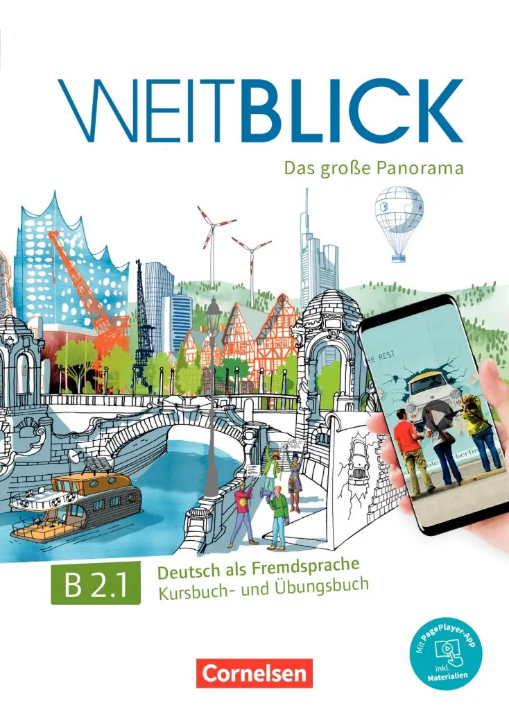 Książka - Weitblick Das große Panorama B2: Tom 1 Podręcznik i zeszyt ćwiczeń wraz z e-bookiem i aplikacją PagePlayer