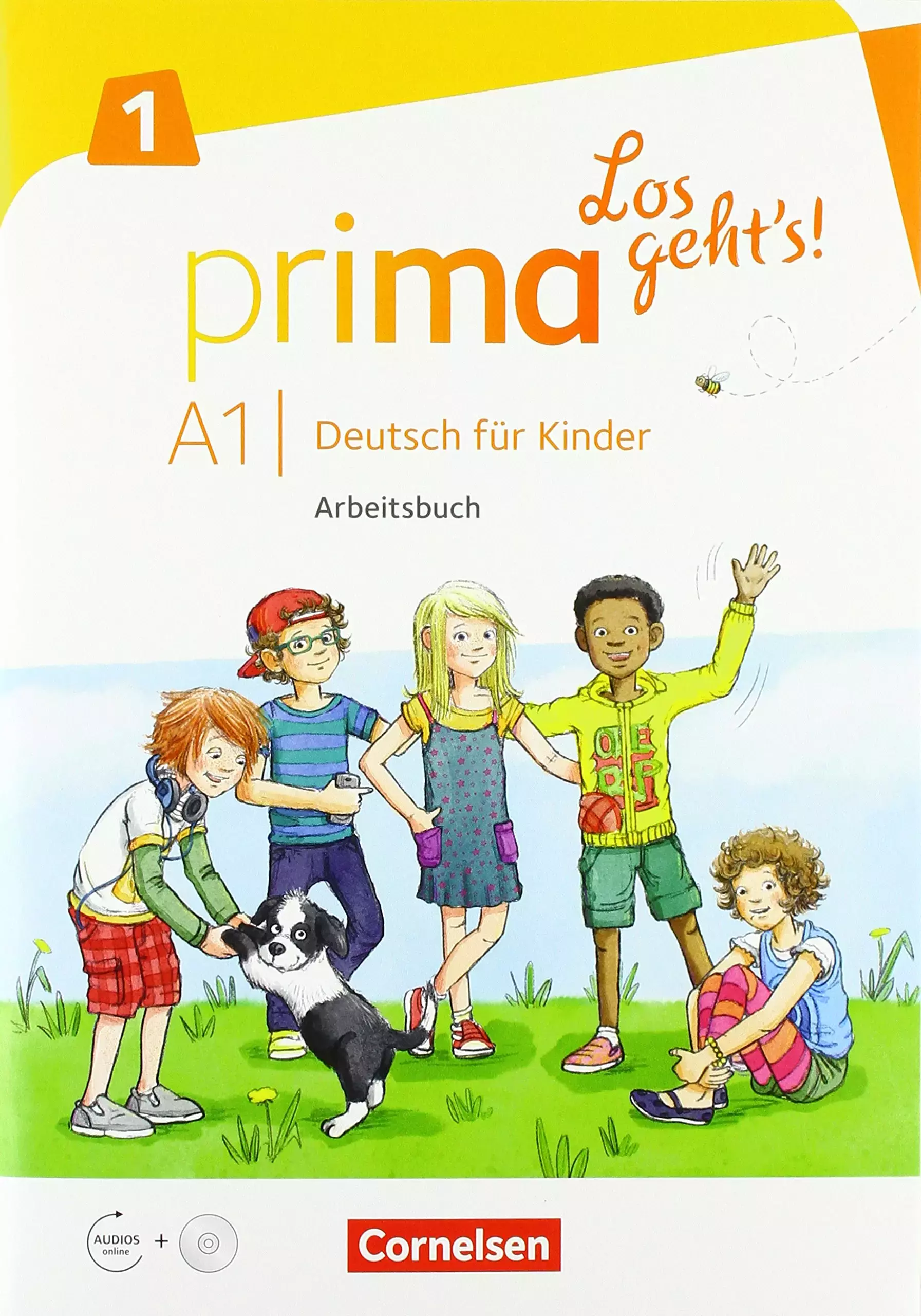 Książka - Prima - Los geht's! Band 1 - Arbeitsbuch mit Audio-CD und Stickerbogen